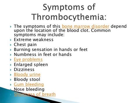 Essential Thrombocythemia: Definition, Symptoms & Treatment